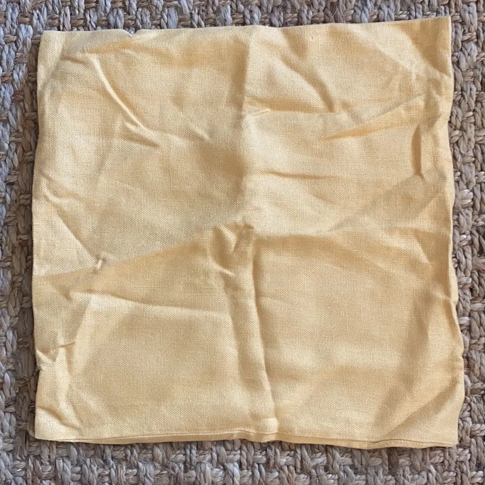 Pottery Barn Textured Button Pillow